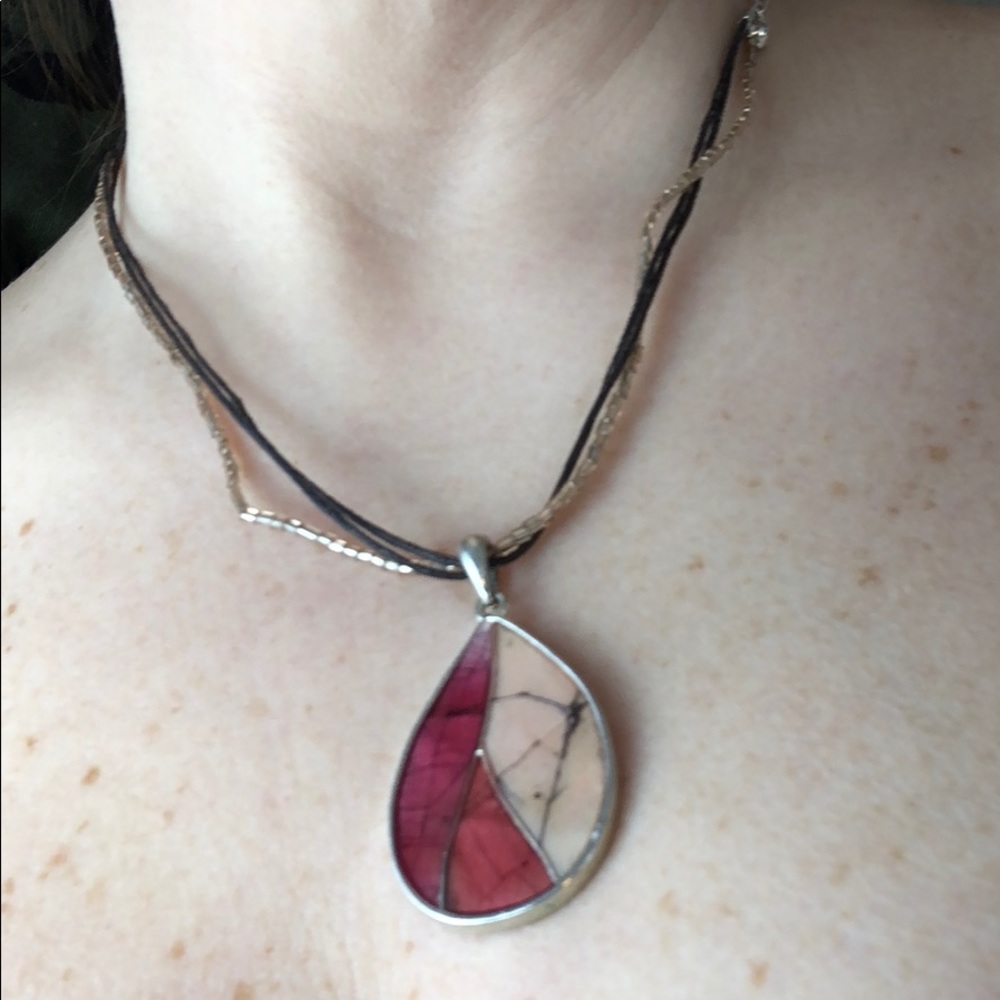 Gorgeous multi string necklace